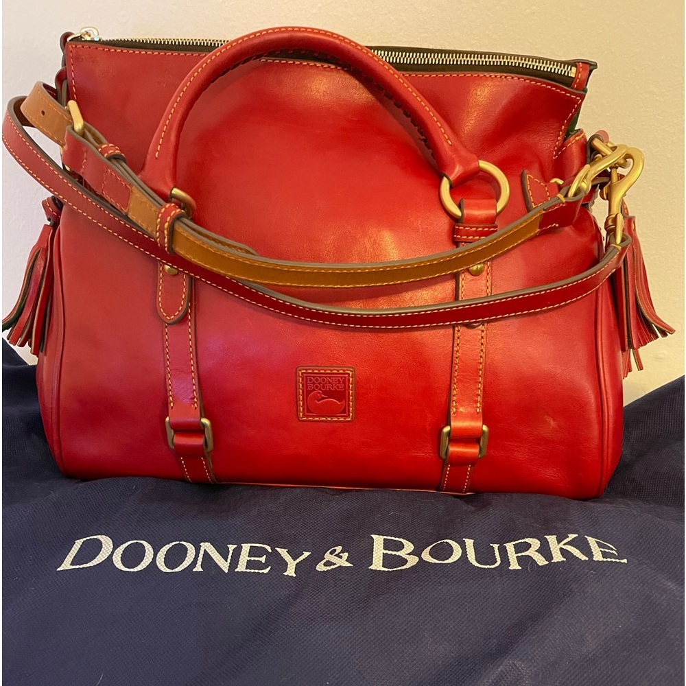 COPY - Dooney and Bourke red Florentine satchel